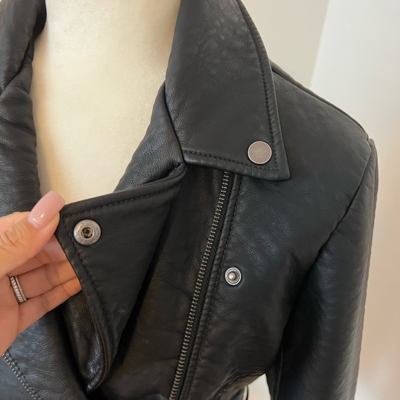 Victoria’s Secret Faux Leather Moto Jacket - Picture 8 of 12